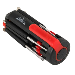 Фонарь многофункциональный, мультитул, 8в1 "Мастер К.", 6 LED, 12 х 4 см, 3 ААА 454284