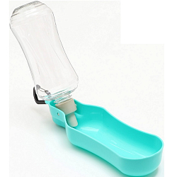 Поилка прогулочная фигурная, 500 мл, с мягким носиком, бирюзовая