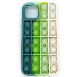 Задняя накладка POP IT для iPhone 12/12 Pro, №3, тонкий, непрозрачный, матовый