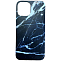 Задняя накладка GRESSO. Коллекция Мрамор черный для iPhone 12 Pro Max прозрачный