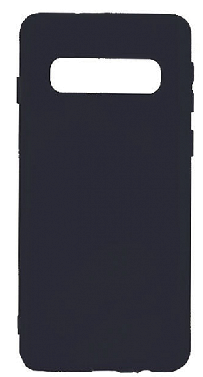 Задняя накладка XIVI для SAMSUNG Galaxy S10, SC, матовая, №1, чёрный
