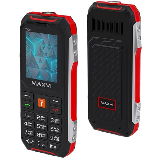 Телефон Maxvi T100 красный