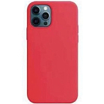 Задняя накладка LEATHER CASE для iPhone 14 PRO №02 Crimson (АНИМАЦИЯ)