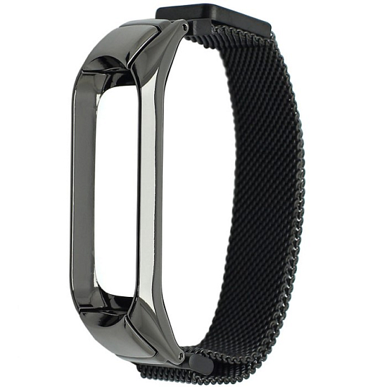 Металлический ремешок для XIAOMI Mi Band 7 чёрный