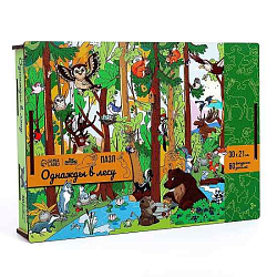 Пазл деревянный фигурный «Однажды в лесу»‎, 60 эл 4276277