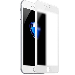Противоударное стекло NONAME для iPhone 7/8 белое матовое, полный клей