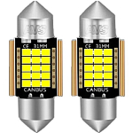 Лампа светодиодная AVS SV044 T11/белый/ (SV8,5) CANBUS 15 SMD 2016 31мм 12V., блистер 2 шт
