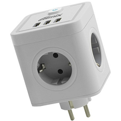 Тройник 4гн. RITMIX RM-043 White