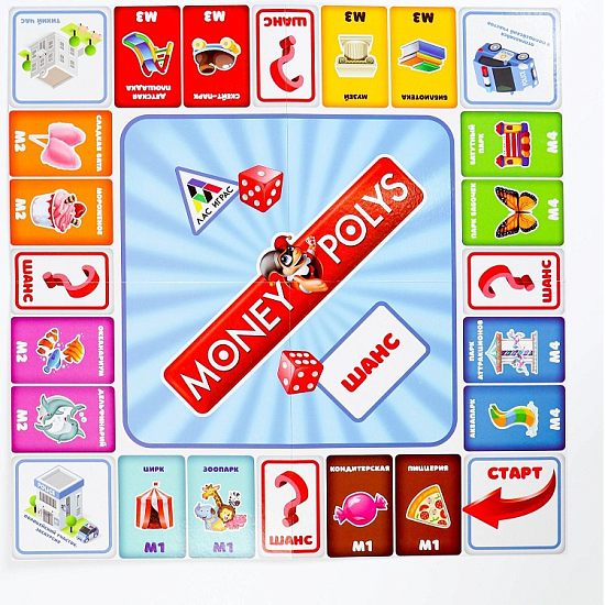 Настольная экономическая игра «MONEY POLYS. Kids», 90 купюр, 4+