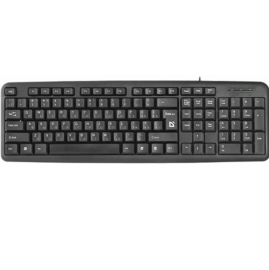 Клавиатура DEFENDER HB-420 черная USB