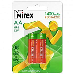 Аккумулятор MIREX R06 1400mAh BL-2, Recharge (2/20/100)