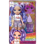 Кукла Рейнбоу Хай Littles Аметист 15 см фиолетовая с аксессуарами RAINBOW HIGH