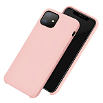 Силиконовый чехол HOCO для iPhone 11 Pro, Pure, матовый, розовый