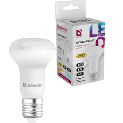 Лампа светодиодная DEFENDER R63 8W/830/E27 рефлектор, теплый белый