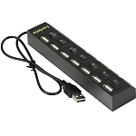 USB-Хаб ExeGate EX293978RUS DUB-72SW черный