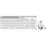 Клавиатура+мышь БП A4TECH Fstyler FB2535C белый/серый
