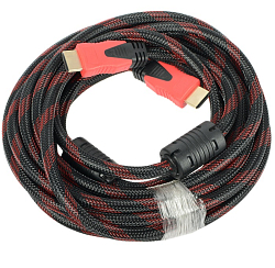 Кабель HDMI <--> HDMI 10.0м JET.A JA-HD9 в оплётке (v. 2.0 с поддержкой 3D, Ultra HD 4К/Ethernet)