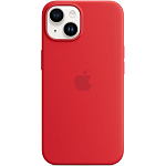 Силиконовый чехол SILICONE CASE для iPhone 14 Red (MagSafe) c LOGO