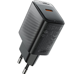 Сетевое ЗУ 1Type-C ACEFAST A104, черный, 25Вт (6974316283355)