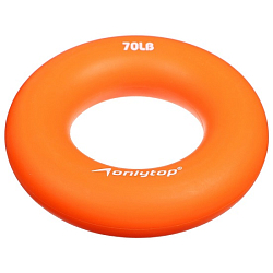 Эспандер кистевой ONLYTOP, 35 кг, цвет оранжевый 3791396
