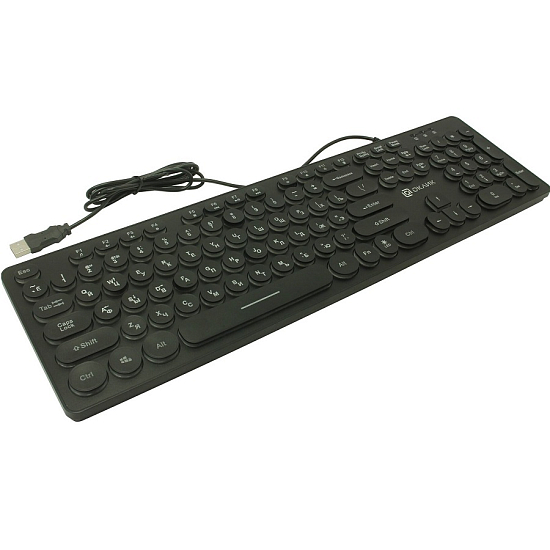 Клавиатура OKLICK 420MRL черный USB
