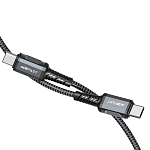 Кабель Type-C <--> Type-C  1.2м ACEFAST C10-03, черный, 60W
