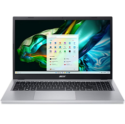 Ноутбук 15.6" Acer Aspire A315-24P-R1LL (AMD Ryzen 5-7520U/ 16Gb/ 512Gb SSD/DOS) (NX.KDEER.00G) silver