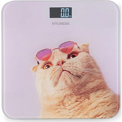 Весы Hyundai H-BS03456 сиреневый макс.180кг