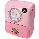 Детская камера c печатью фотографий Kid Joy Print Cam, 2.0'' HD экран, (KDJ-P27) розовая с единорогом
