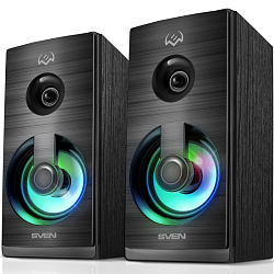 Колонки 2.0 SVEN SPS-512 чёрные (2*3Вт)