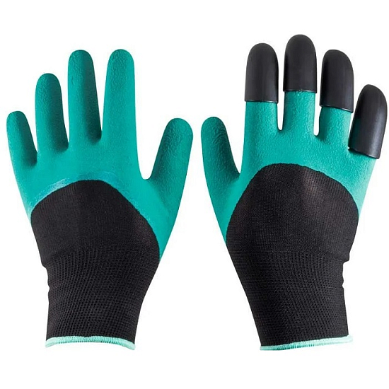 Перчатки садовые Park GG-4 4пластиковых когтя 003656