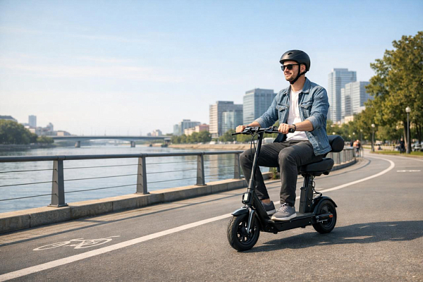 Электросамокат с сиденьем — плюсы и минусы